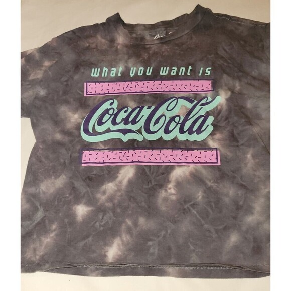 2 for $20 Coca-Cola Vintage Inspired  Crop Top Tie Dye Size - Picture 3 of 4
